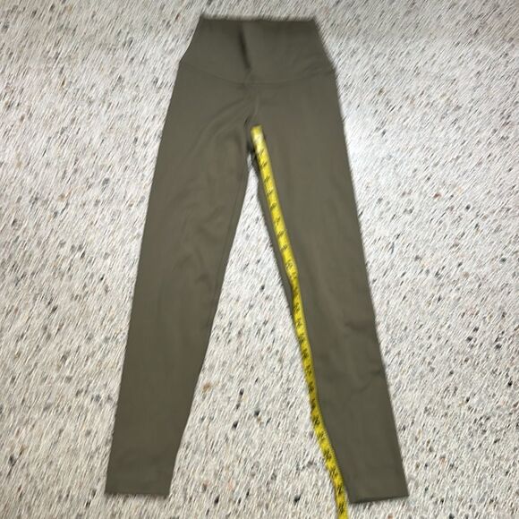 Set Active breath high rise waist leggings green brown color XS - Picture 4 of 5